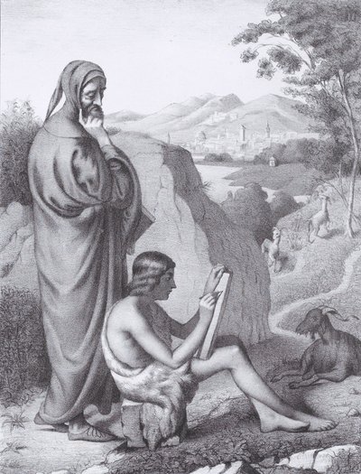 Giotto og Cimabue, fra L