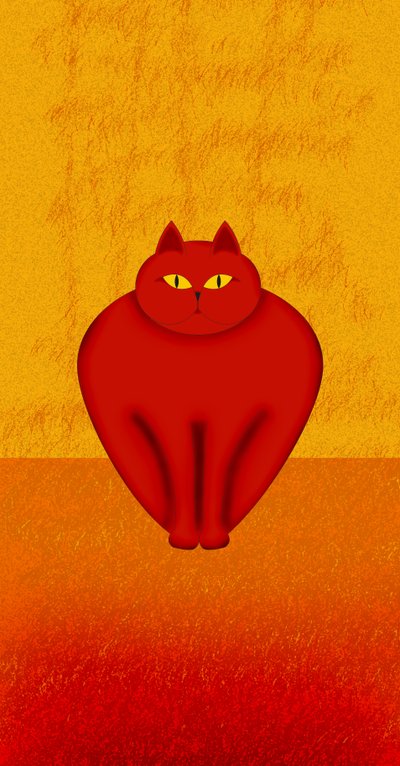 Rød-kat af Armin Mumper