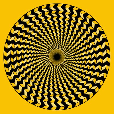 Spiral på gul af Armin Mumper