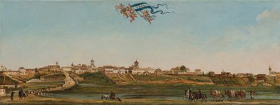 Panoramaudsigt over Sao Paulo, 1821. af Arnaud Julien Pallière