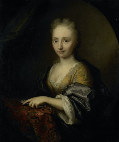 Portræt af en kvinde af Arnold Boonen (attributed to)