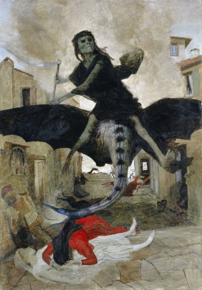 Tysk: Die Pest Pesten af Arnold Böcklin