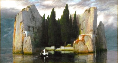 Tysk: Die Toteninsel De dødes ø af Arnold Böcklin