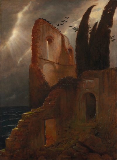 Ruin ved havet af Arnold Böcklin