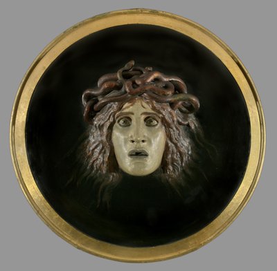 Skjold med ansigtet af Meduse, 1897 af Arnold Böcklin