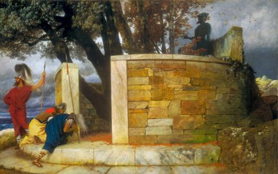Herkules helligdom af Arnold Böcklin