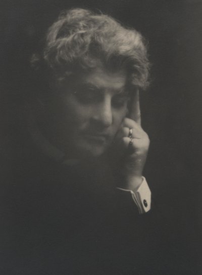 Portræt af David Belasco af Arnold Genthe