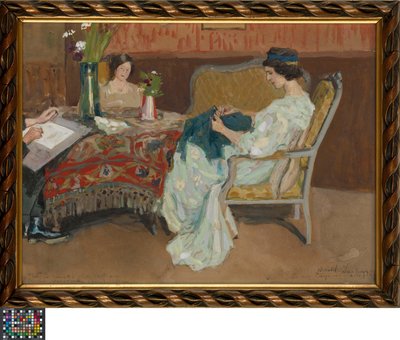 Hollandsk: Familiescene af Arnold Lakhovsky