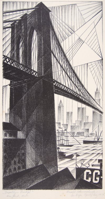 Brooklyn Bridge af Arnold Ronnebeck