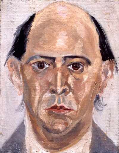 Arnold SCHOENBERG - selvportræt østrigsk komponist (1874 - 1951) af Arnold Schoenberg