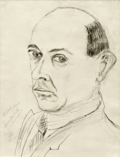 Selvportræt af Arnold Schönberg