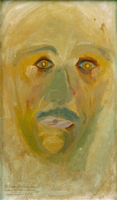 Selvportræt (vision) af Arnold Schönberg