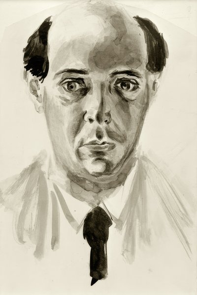selvportræt af Arnold Schönberg