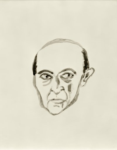 selvportræt af Arnold Schönberg