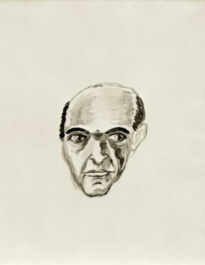 selvportræt af Arnold Schönberg