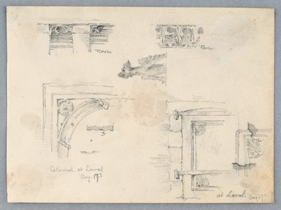 Arkitektoniske detaljer af Arnold William Brunner