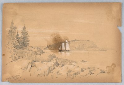 Skaldet Porcupine Island af Arnold William Brunner