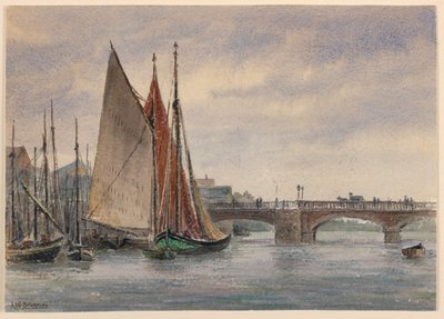 Både i Trouville af Arnold William Brunner