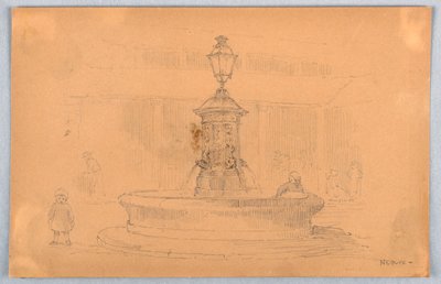 Springvand ved Nevers af Arnold William Brunner