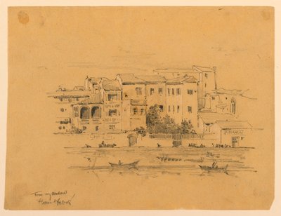 Fra mit vindue, Firenze af Arnold William Brunner