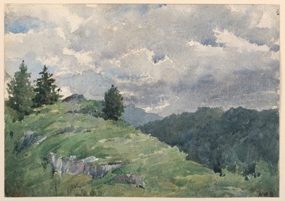 Landskab af Arnold William Brunner