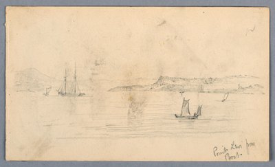 Point Levi fra båd af Arnold William Brunner