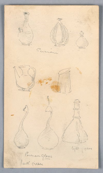 Keramik og glas af Arnold William Brunner