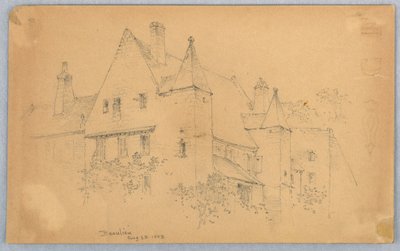 Skitse af Beaulieu af Arnold William Brunner