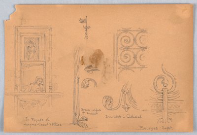 Skitser ved Bourges af Arnold William Brunner