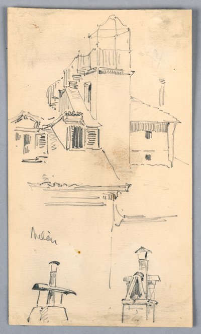 Skitser i Milano af Arnold William Brunner