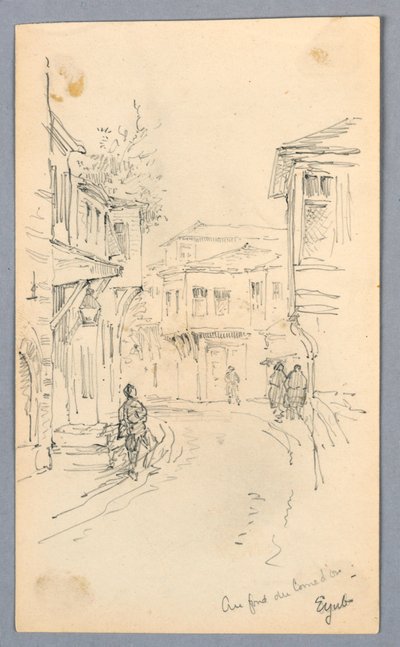 Gadescene af Arnold William Brunner