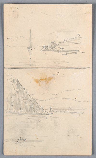To skitser af Ridges af Arnold William Brunner