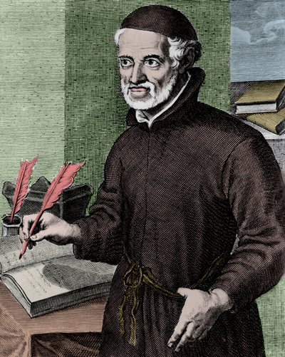 Pere Antonio VIEIRA (1608-1697) Jesuite, evangelist for indianerne i Brasilien - Indgravering af Arnold van Westerhout (1651-1725) - Portræt af Antonio Vieira (1608 -1697), portugisisk jesuiterpræst og forfatter af Arnold van Westerhout