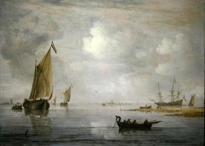 Indtagelse af nettene (olie på panel) af Arnoldus van Anthonissen
