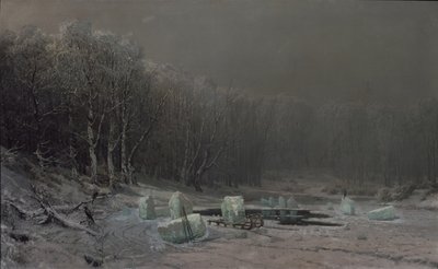 Vinter. Isspaltning af Arseniy Ivanovich Meshchersky