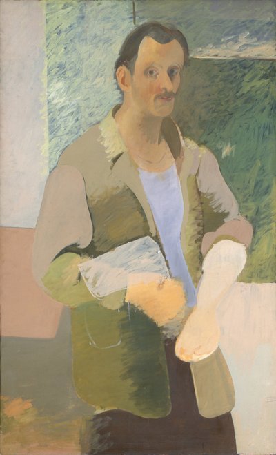 Selvportræt, ca 1937. af Arshile Gorky