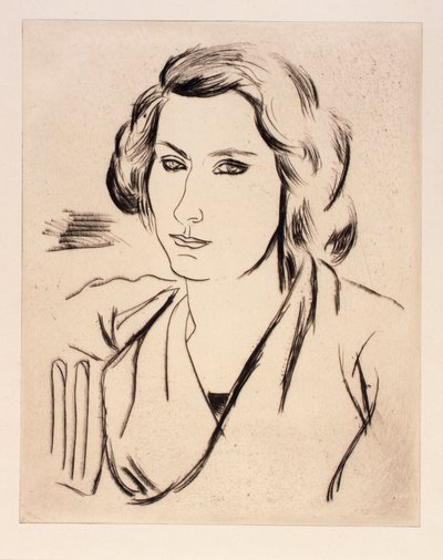 Ung kvinde af Arshile Gorky