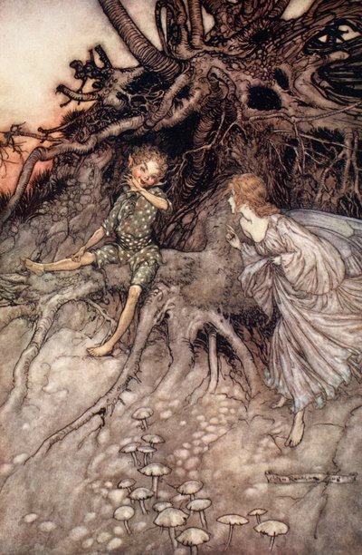 Jeg er nattens glade vandrer, illustration fra 