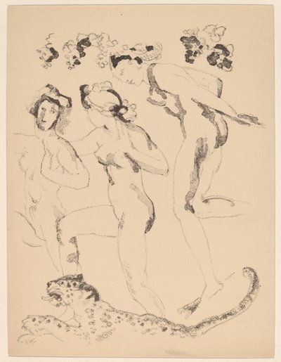 bacchantes af Arthur B. Davies