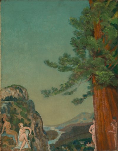 På klipperne af Arthur B. Davies