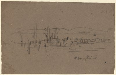 Stenet punkt af Arthur B. Davies