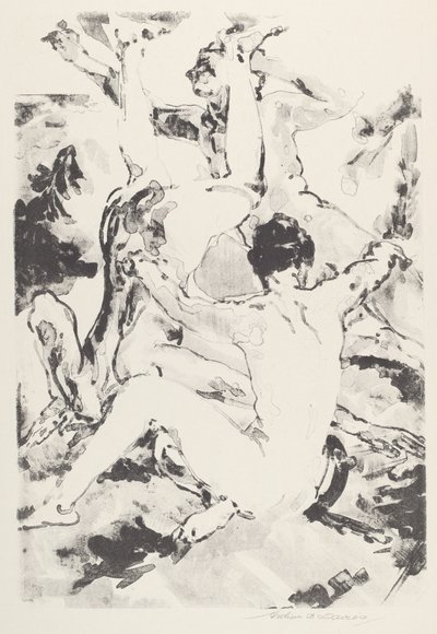 Tre akrobater af Arthur B. Davies