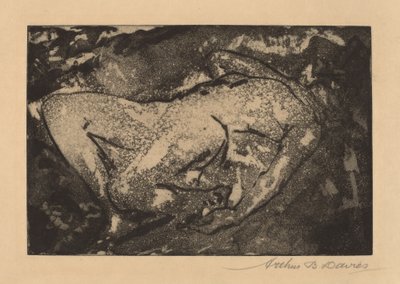 Tragisk figur af Arthur B. Davies