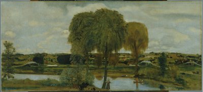 Langs Erie -kanalen af Arthur Bowen Davies