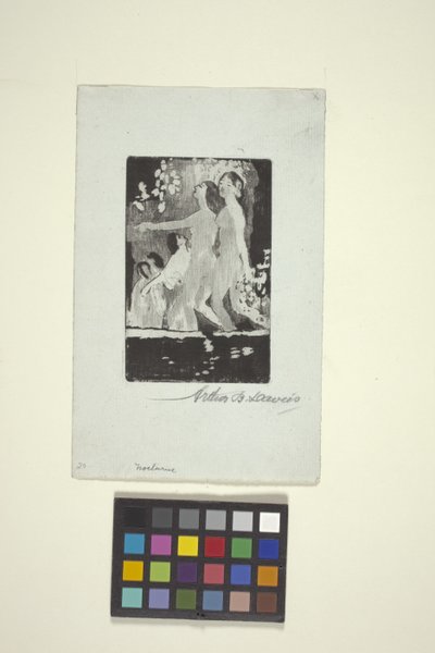 Nocturne (ætsning) af Arthur Bowen Davies