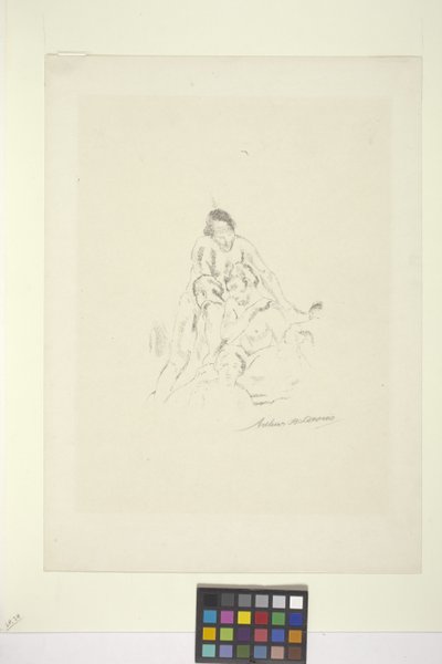 Pyramide (litografi) af Arthur Bowen Davies
