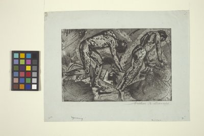 Opstand (ætsning og akvatinte) af Arthur Bowen Davies