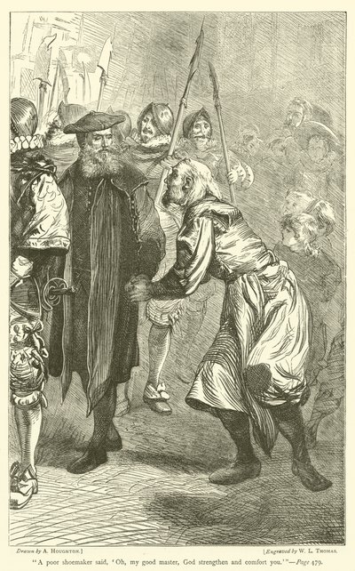 En stakkels skomager sagde: Åh, min gode mester, Gud styrke og trøste dig af Arthur Boyd Houghton