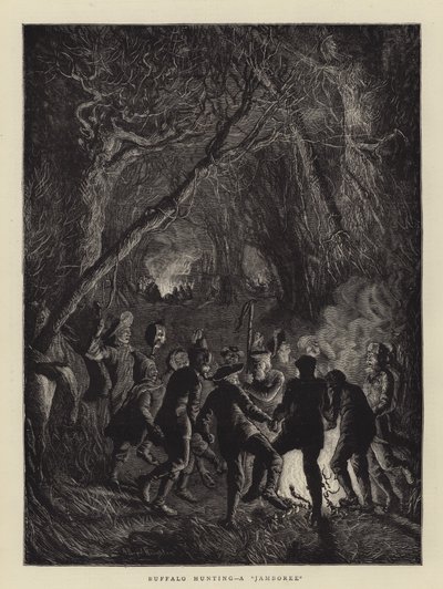Buffalo Hunting, en Jamboree af Arthur Boyd Houghton