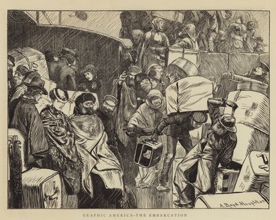 Grafisk Amerika, indskibningen af Arthur Boyd Houghton